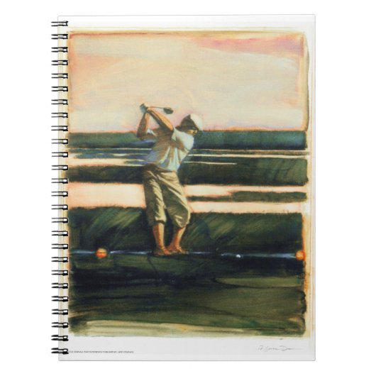 DEA24 Golfer.tif Notitieboek (Voorkant)