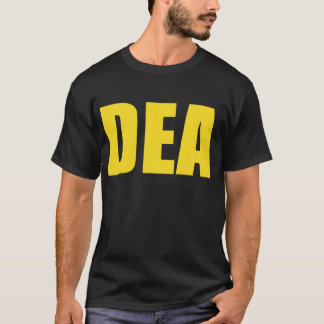 Dea Agent Funny Halloween Costume Navy Gold Vetera T-shirt