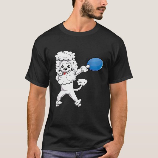 Deabdle Dog Dab Pet Eigenaar Gift Cute Disk G T-shirt (Voorkant)