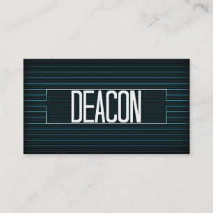 Deacon Elegant Stripe Visitekaartje