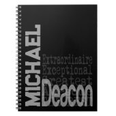 Deacon Extraordinaire CUSTOM Notitieboek (Voorkant)
