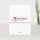 Deacon Jubileum van Ordination Gold Cross Kaart (Achterkant)