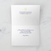 Deacon Kerstmis wenst drie koningen 's nachts Feestdagen Kaart (Binnen)