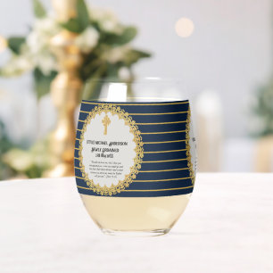 DEACON, onlangs besteld Verse Gift Herdenking Wijnglas Zonder Voet