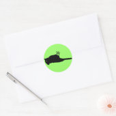 Dead Bird Roadkill Graphic Ronde Sticker (Envelop)