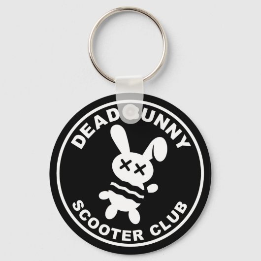 Dead Bunny Scooter Club Sleutelhanger (Voorkant)