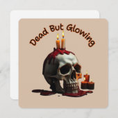 Dead But Glowing – Invitation pour le Día de los M (Devant / Derrière)