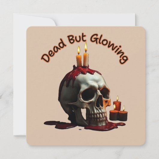 Dead But Glowing – Invitation pour le Día de los M (Devant)