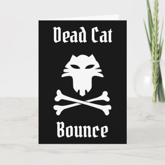 Dead Cat Bounce Kaart (Voorkant)