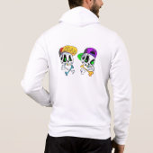 "Dead Cool Skull Zip Hoodie" 💀🔥 Hoodie (Achterkant)
