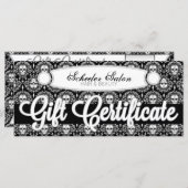 Dead Damask - aangepast cadeaubon (Voorkant / Achterkant)