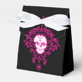 Dead Damask - Aangepaste Sugar Skull Favor Boxes Bedankdoosjes (Voorkant Zijde)