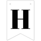 Dead Damask Black & White Happy Halloween Banner (Tweede vlag)