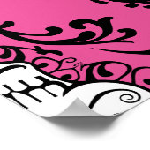Dead Damask - Chic Sugar Skull Art Poster (Coin)