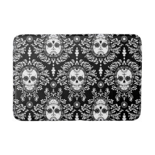 Dead Damask - Chic Sugar Skull Pattern Badmat