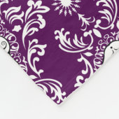 Dead Damask Sugar Skull Patroon Fleece Deken (Hoek)
