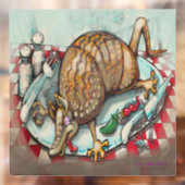 Dead Dillo Raamsticker (Vel 2)