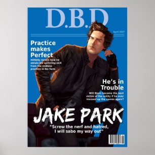 Dead door Hoesje Jake Park van Daylight Magazine Poster