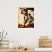 Dead, Dreamy, and Dangerously Darling: Susie-Q Poster (Keuken)