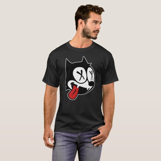 Dead Felix Cat T-shirt (Voorkant volledig)