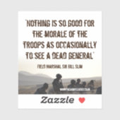 Dead Generals Sticker (Vel)