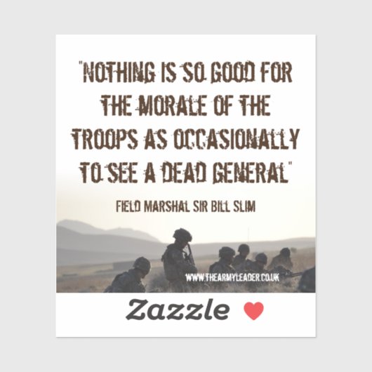 Dead Generals Sticker (Vel)