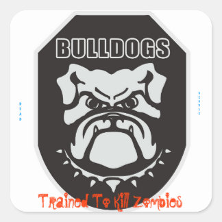 Dead Hearts-romans Vierkante Sticker