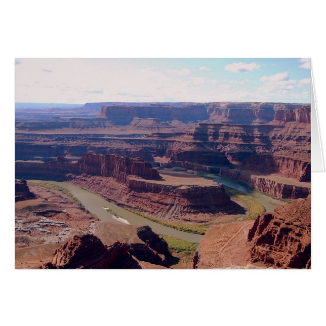 Dead Horse Point State Park, Colorado, Carte (Devant horizontal)