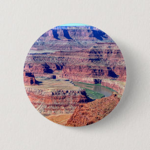 Dead horse state park Moab Utah Ronde Button 5,7 Cm