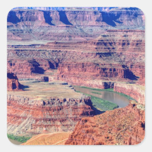 Dead horse state park Moab Utah Vierkante Sticker