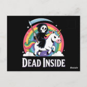 Dead Inside Briefkaart (Achterkant)