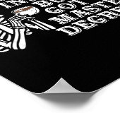 Dead Inside But I Got Master Degree Survivor Gradu Poster (Hoek)