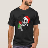 Dead Inside But Jolly Skeleton Coffee Drinking Chr T-shirt (Voorkant)