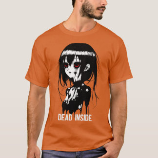 Dead Inside Emo Meisje T-shirt