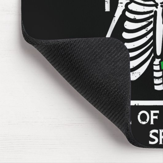 Dead Inside Full Christmas Srit Skeleton Xmas Wome Muismat (Hoek)