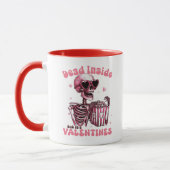 Dead Inside Mais c'est Valentine drôle Mug (Gauche)