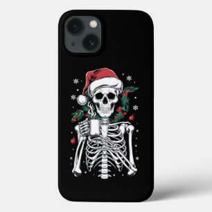 Dead Inside Skeleton Christmas Koffie Liefhebber G iPhone 13 Hoesje