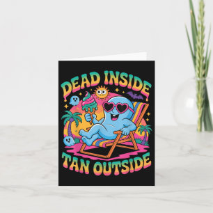 Dead Inside Tan beroemd gemaakt door Funny Ghost S Kaart