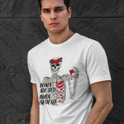 Dead Inside Valentijnsdag grappig T-Shirt