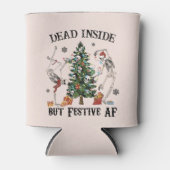 Dead Inside | Vreemde kerst Blikjeskoeler (Voorkant)