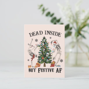 Dead Inside   Vreemde kerst Briefkaart