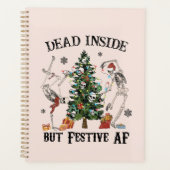 Dead Inside | Vreemde kerst Planner (Voorkant)
