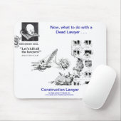Dead Lawyer™ Construction Lawyer Mousepad Muismat (Met muis)