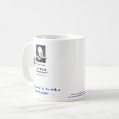 Dead Lawyer™ Personal Injury Lawyer Coffee Mok (Voorkant links)