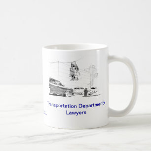 Dead Lawyer™ Transportation Dept Lawyer Coffee M Koffiemok