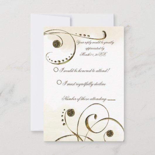 Dead Leaf Mantis RSVP Kaartje (Voorkant)