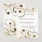 Dead Leaf Mantis RSVP Kaartje (Voorkant / Achterkant)