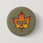 Dead Leaf Ronde Button 5,7 Cm (Voorkant)