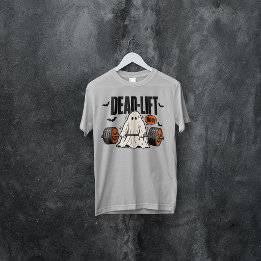Dead-Lift Boo Halloween Fitness Ontwerp T-shirt