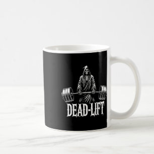 Dead-lift - Grim Reaper Halloween Gym Workout Body Koffiemok